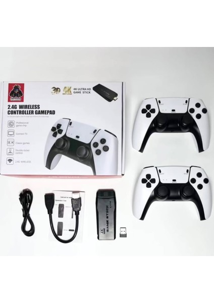 Wireless 2,4g Controller Gamepad 4K Ultra Hd Game Stick