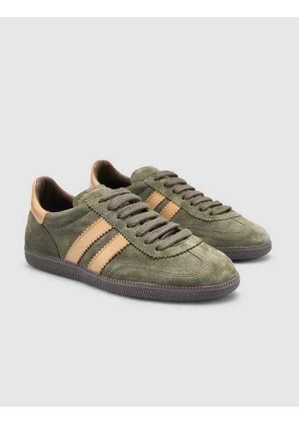Yeşil Süet Kadın Sneaker