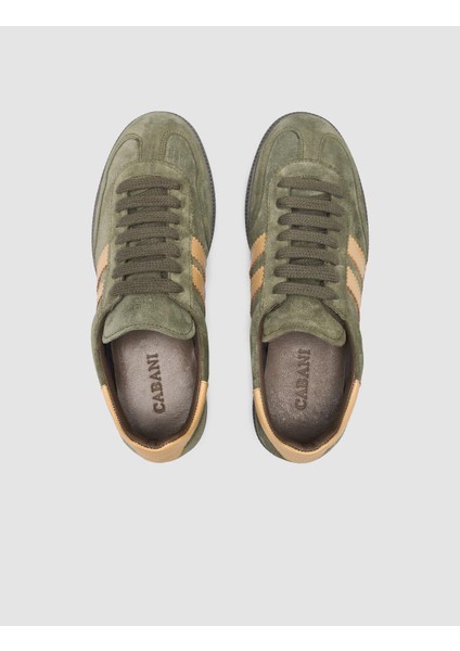 Yeşil Süet Kadın Sneaker