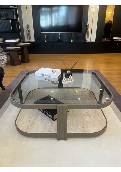 Valencia Orta Sehpa 90X90 Cappucino/traverten fiyatları