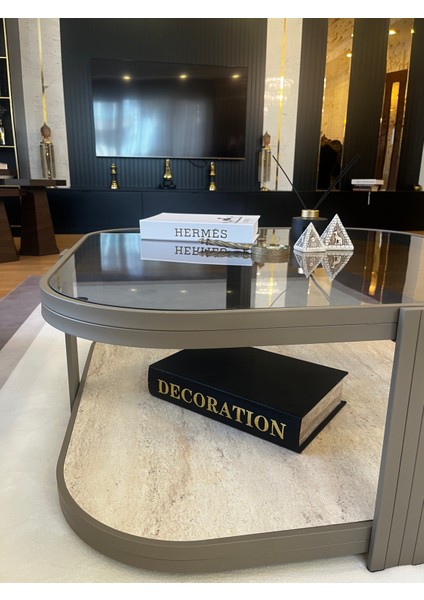 Valencia Orta Sehpa 90X90 Cappucino/traverten fırsatları