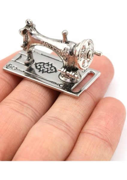 Dikiş Metal Makinas Minyatür Bebek Evi Çocuk Oyuncakları