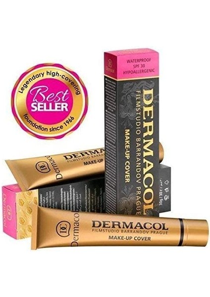 Make Up Fondöten 211 Uzun Süre Kalıcı, Su Geçirmez, Tam Kapatıcı Likit Fondöten Spf 30