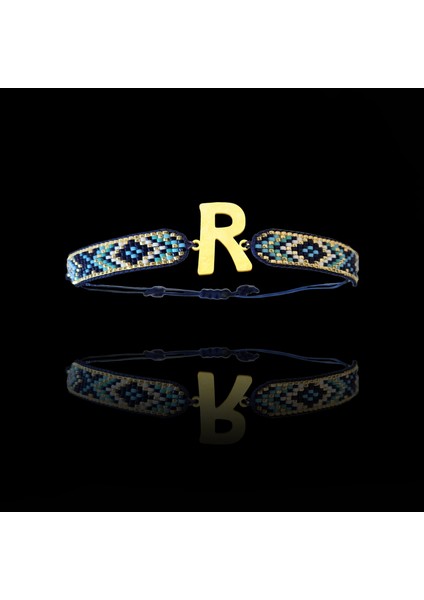 Altın Bileklik Model 8 Harf R G8B649 0.5 gr