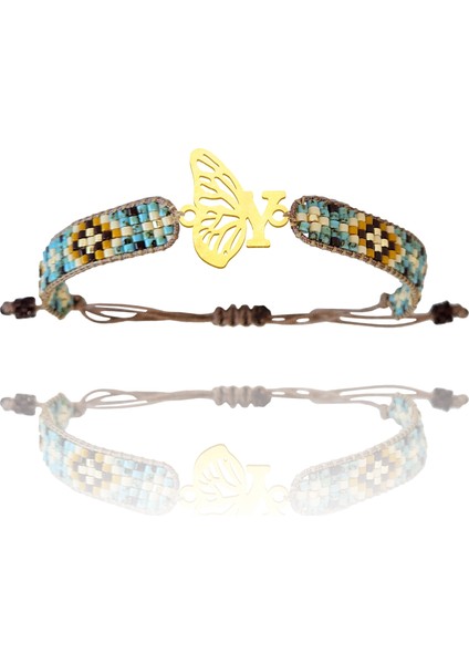 Altın Bileklik Model 2 Harf Y G2B364 0.5 gr