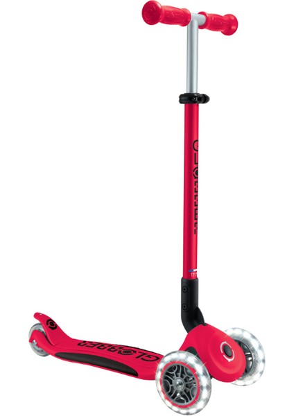 Elite Deluxe Işıklı Scooter - Kırmızı
