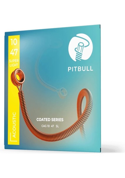 Coated Seri Akustik Gitar Teli Cag 10-47 Sl