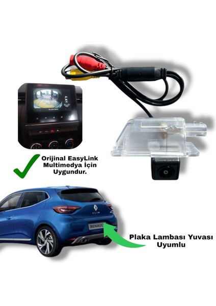 Renault Clio 5 - Captur 2 Orjinal Multimedya Uyumlu Arka Görüş Kamerası