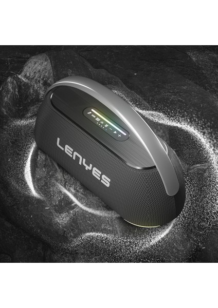 S869 Rgb Işıklı Çift Mikrofonlu Taşınabilir Bluetooth Hoparlör V5.3 Siyah modelleri