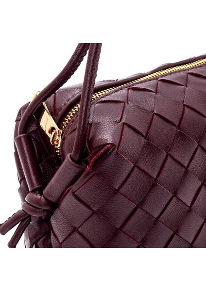 Fyora Bordo Hakiki Deri Kadın Çanta modelleri