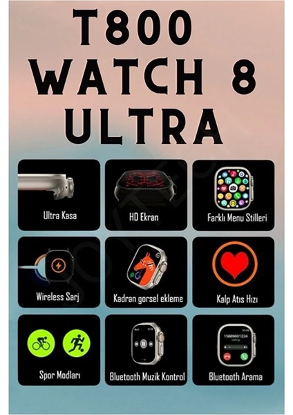 Watch 8t Ultra 2 Akıllı Saat