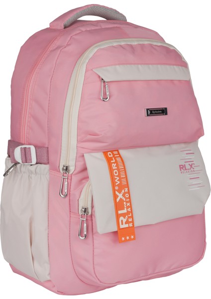 Pembe 2059 Su Geçirmez Astarlı Kumaş Sırt Çantası