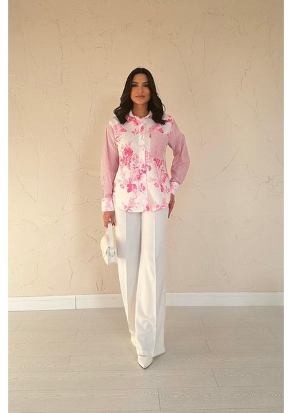 Pembe Garnili Gömlek