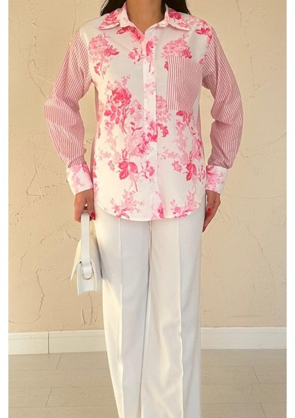 Pembe Garnili Gömlek modelleri