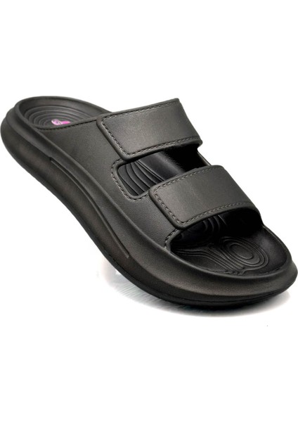 Çift Bant Hafif Eva Yazlık Plaj Terliği Havuz Terliği Lavabo Terliği 2001 Siyah indirimleri