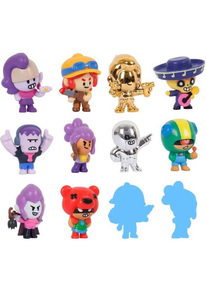 Delüks 12'li Figür Seti S2 - Gold Silah Tutan Colt'Lu Set modelleri