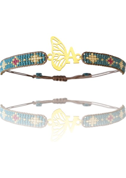 Altın Bileklik Model 6 Harf A G6B353 0.5 gr