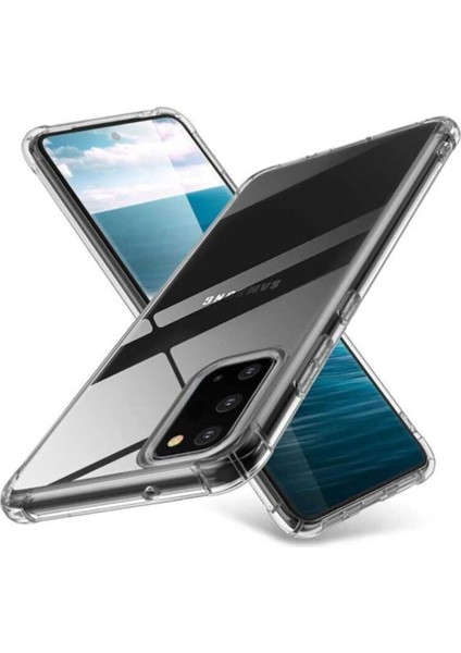 Samsung Galaxy A31 Uyumlu Şeffaf Kılıf - Dünya'nın En Kalitelisi -Darbe Emici Kenar Silikon Kapak