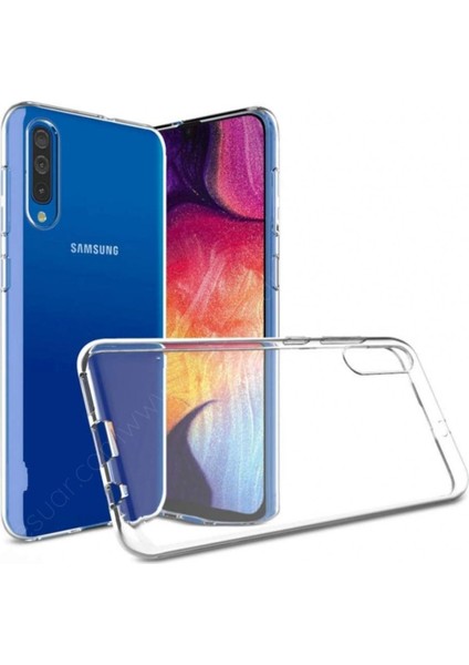 Samsung Galaxy A70 Şeffaf Kılıf Crystal Pc Antishock Darbe Emici Kenar Şeffaf Silikon Kapak Kılıf