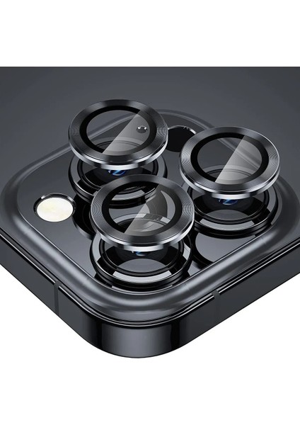 Iphone 12 Pro Uyumlu Kamera Lens Koruyucu (3'lü Set) Safir Çizilmez.