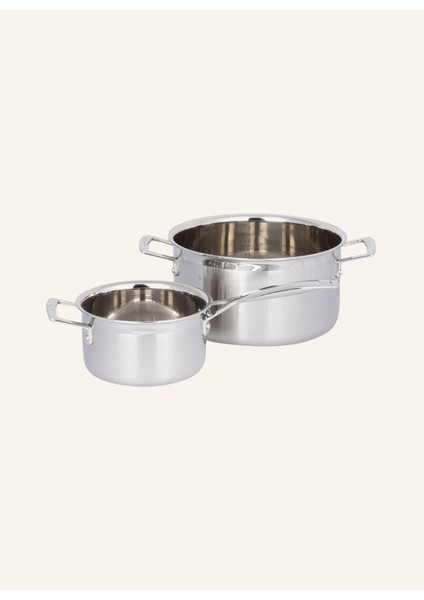 10 Parça 3 Katmanlı Tencere Seti Indüksiyon Uyumlu, Fırın Dayanıklı fırsatları