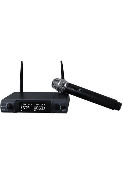 WM-202HT 1 Alıcı + 1 El Mikrofonu +1 Yaka (Lavalier) Kablosuz Uhf Mikrofon Seti fiyatları