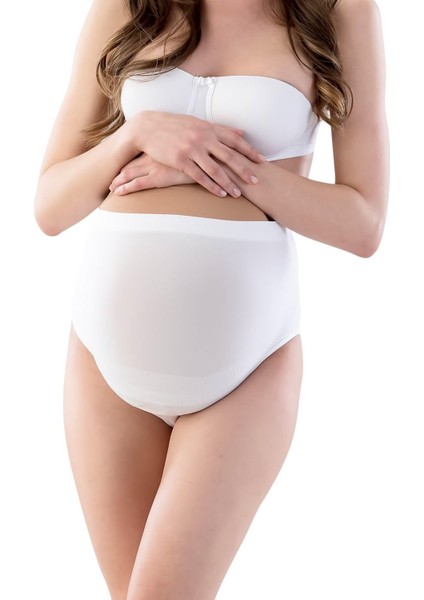 Beyaz Mı Emay 5210 Seamless Soft Hamile Slip