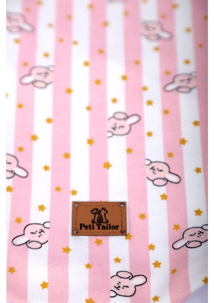 Pembe Çizgili Ince Yazlık Yıldız Tavşan Atlet Tişört Kedi Köpek Kıyafeti modelleri