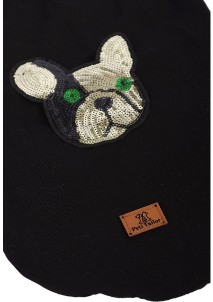 Siyah Ince Yazlık Pullu Dog Atlet Tişört Kedi Köpek Kıyafeti fiyatları