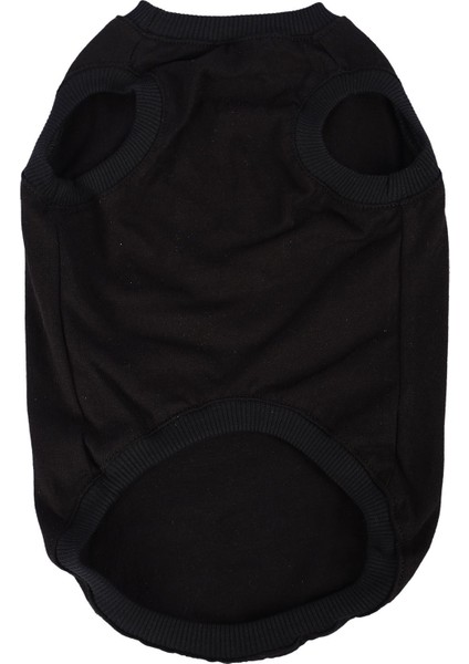 Siyah Ince Yazlık Pullu Dog Atlet Tişört Kedi Köpek Kıyafeti modelleri