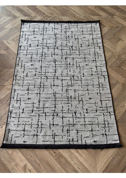 Yıkanabilir Şönil Halı Makine Dokuması Kaymaz Taban Bej 120X180