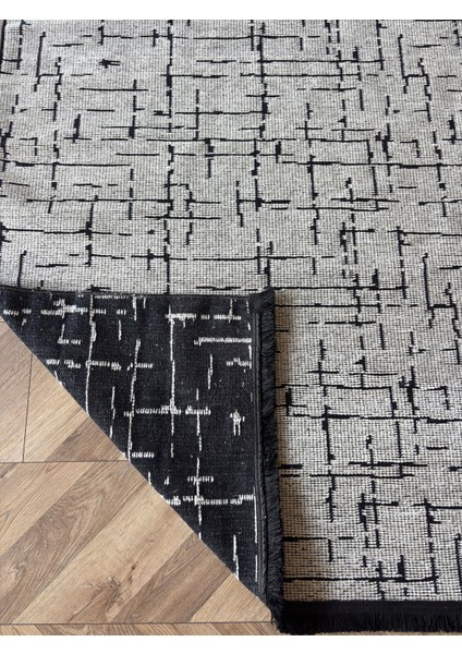 Yıkanabilir Şönil Halı Makine Dokuması Kaymaz Taban Bej 120X180