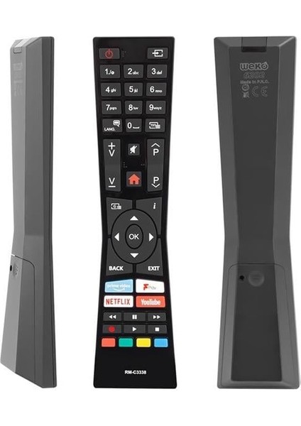 Vestel H0360A Netflix - Youtube - Prime Video Tuşlu Tv Kumandası