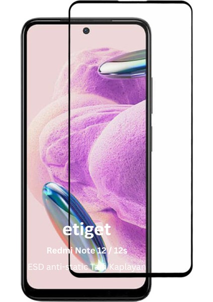 Xiaomi Redmi Note 12 / 12S Esd Cam Ekran Koruyucu 6d Glass