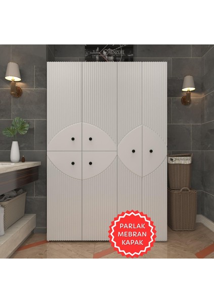 Kenzlife Membran Çamaşır Kurutma Makinesi Dolabı Yaromira Byzbyz Çehre 180*120*64 Mebran Kapak Suntalam Gövde