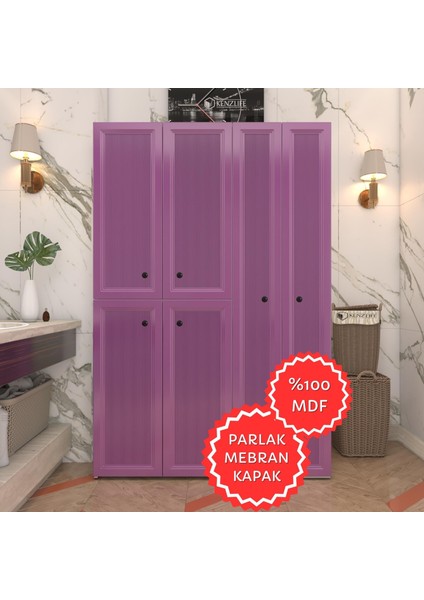 Kenzlife Membran Çamaşır Kurutma Makinesi Dolabı Yaromira Llabyz Tiril 180*120*64 Mebran Kapak Mdf Gövde