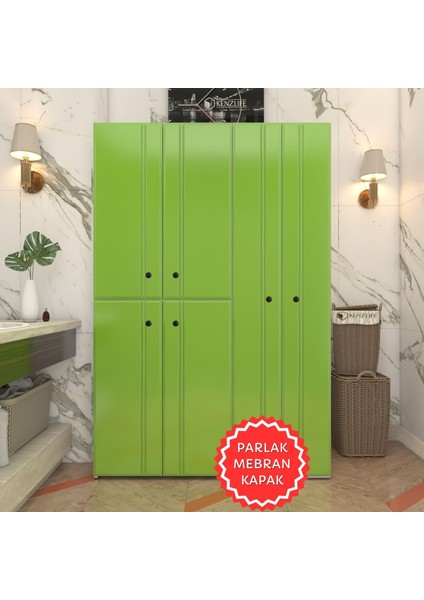 Kenzlife Membran Çamaşır Kurutma Makinesi Dolabı Yaromira Yşlbyz Sadelim 180*120*64 Mebran Kapak Suntalam Gövde