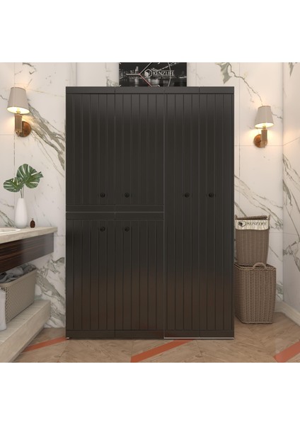 Kenzlife Membran Çamaşır Kurutma Makinesi Dolabı Yaromira Syhbyz Çitçit 180*120*64 Mebran Kapak Mdf Gövde