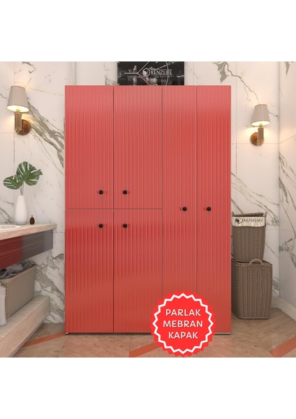 Kenzlife Membran Çamaşır Kurutma Makinesi Dolabı Yaromira Krmbyz Hafifçe 180*120*64 Mebran Kapak Suntalam Gövde
