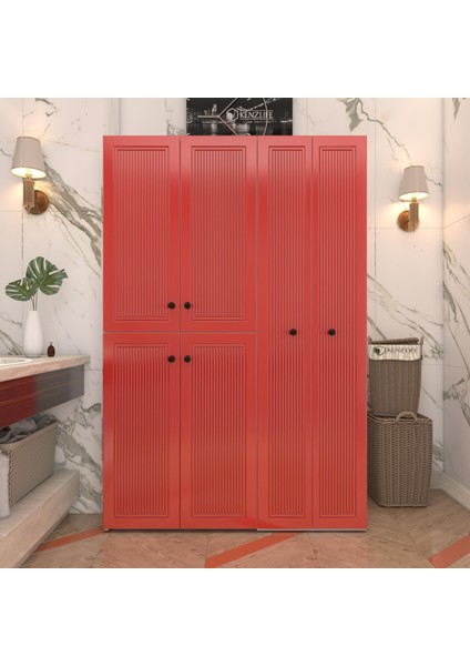 Kenzlife Membran Çamaşır Kurutma Makinesi Dolabı Yaromira Krmbyz Çubuk 180*120*64 Mebran Kapak Mdf Gövde