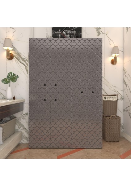 Kenzlife Membran Çamaşır Kurutma Makinesi Dolabı Yaromira Gribyz Petek 180*120*64 Mebran Kapak Mdf Gövde