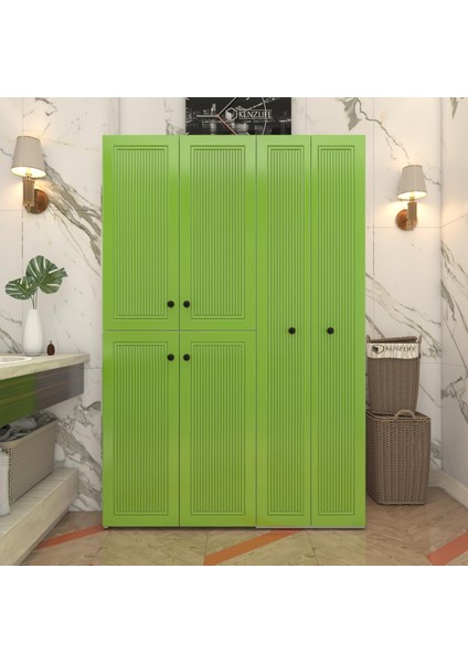 Kenzlife Membran Çamaşır Kurutma Makinesi Dolabı Yaromira Yşlbyz Çubuk 180*120*64 Mebran Kapak Mdf Gövde
