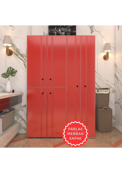 Kenzlife Membran Çamaşır Kurutma Makinesi Dolabı Yaromira Krmbyz Sadelim 180*120*64 Mebran Kapak Suntalam Gövde