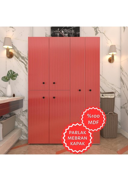 Kenzlife Membran Çamaşır Kurutma Makinesi Dolabı Yaromira Krmbyz Hafifçe 180*120*64 Mebran Kapak Mdf Gövde