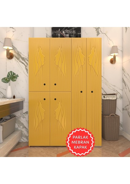 Kenzlife Membran Çamaşır Kurutma Makinesi Dolabı Yaromira Hrdbyz Yüzyüze 180*120*64 Mebran Kapak Suntalam Gövde