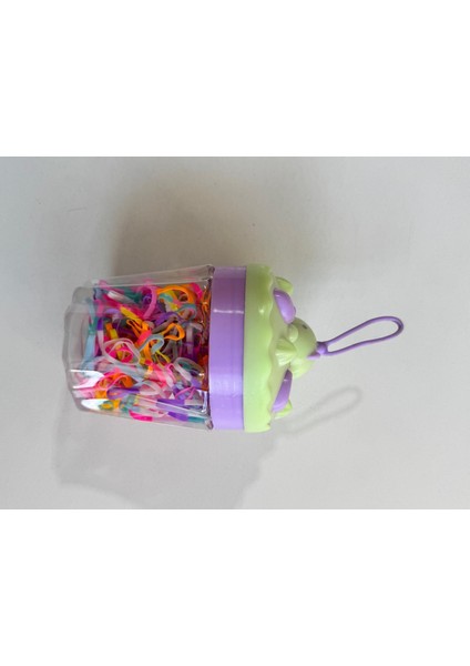 Kız Çocuk Cap Kek Kutulu Saç Lastiği Yeşil