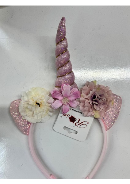 Kız Çocuk Unicorn Çiçekli Taç Açık Pembe fiyatları