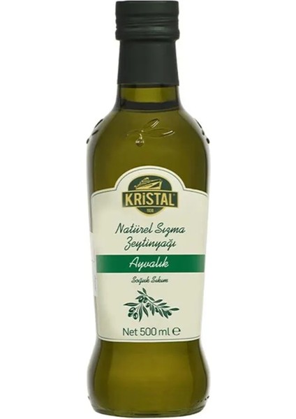 Ayvalık Natürel Sızma Zeytinyağı 500 ml Cam Şişe