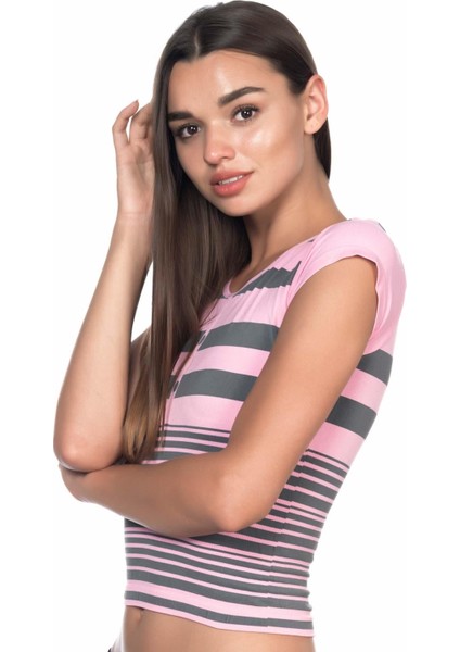 Pembe Gri Mı Emay 5026 Soft Seamless T Shirt fiyatları