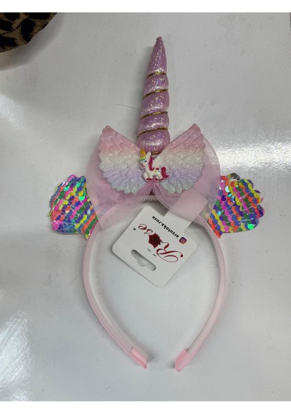 Kız Çocuk Tütü Melekli Taç Açık Pembe